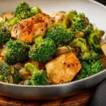 One-Skillet Chicken and Broccoli Dinner