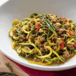 Keto Zucchini Noodles with Ground Beef
