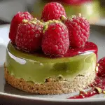 Pistachio & Raspberry Cheesecake Dômes
