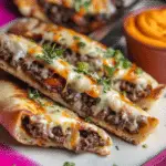 Cheeseburger Stuffed Flatbreads