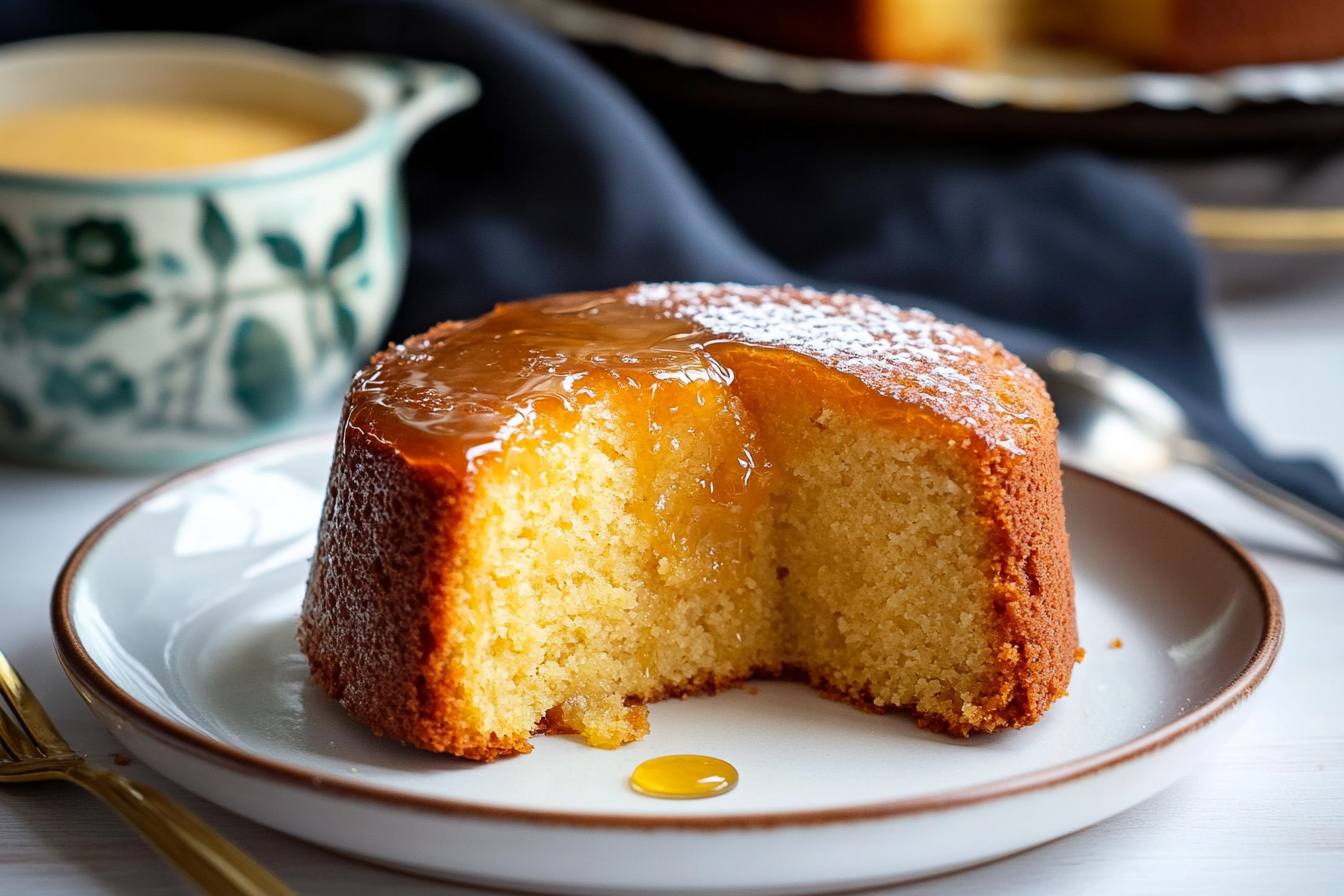 Slow Cooker Golden Syrup Sponge