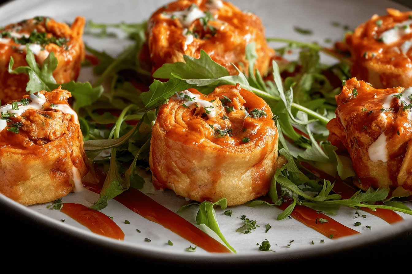 Buffalo Chicken Roll Ups