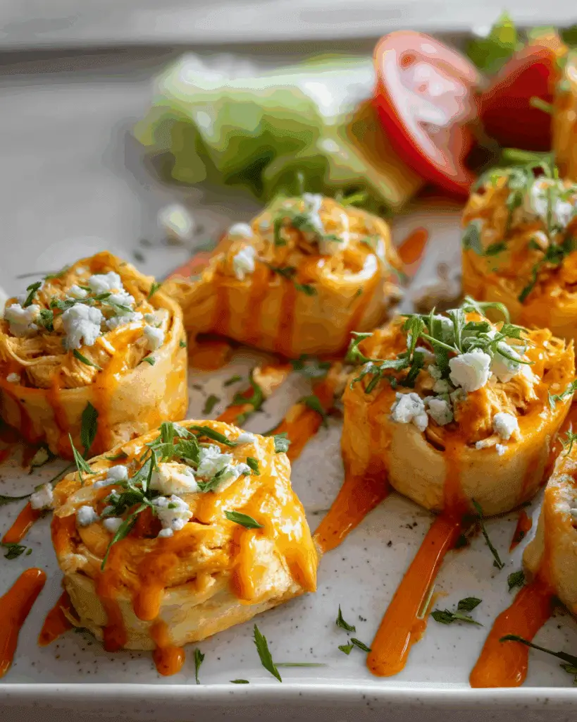 Buffalo Chicken Roll Ups
