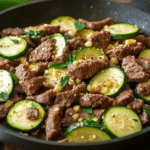 Beef & Zucchini Skillet