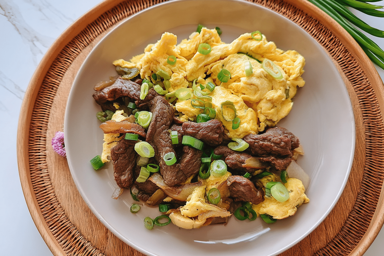 Chinese Beef and Eggs