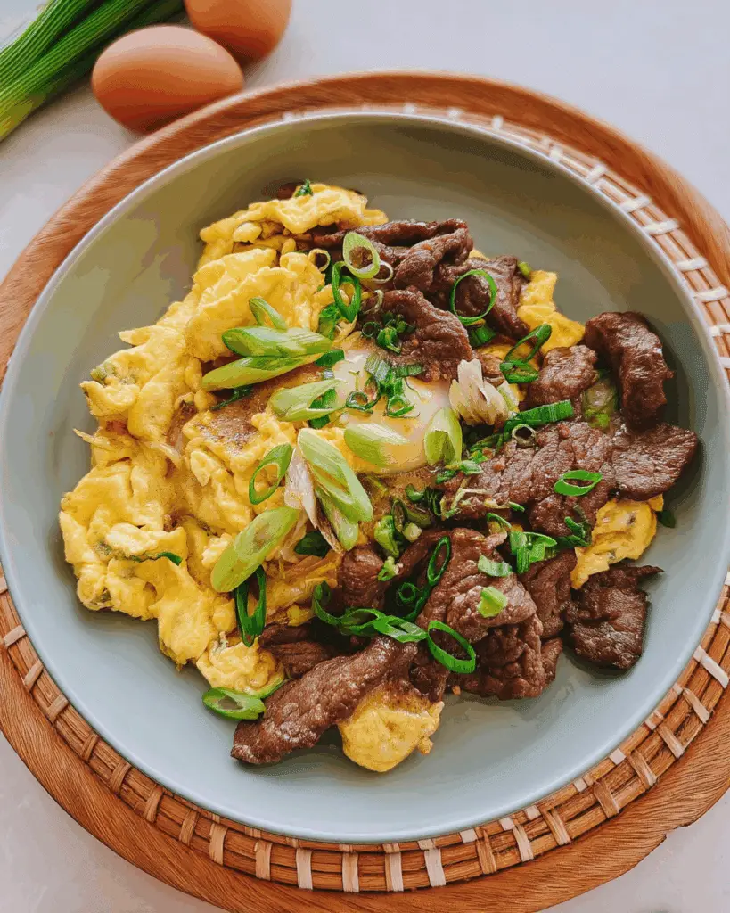 Chinese Beef and Eggs