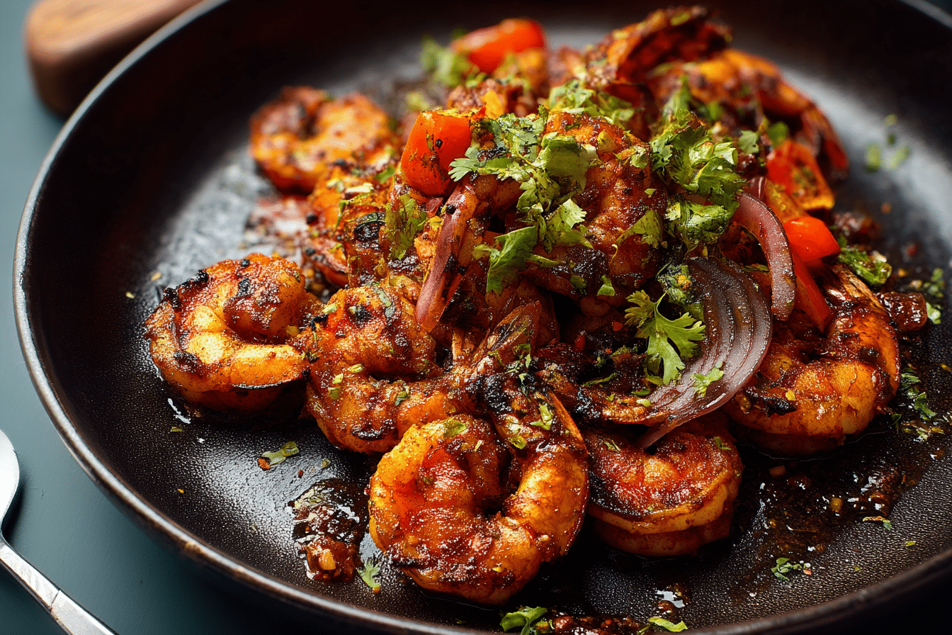 Jamaican Spicy 'Pepper' Shrimp