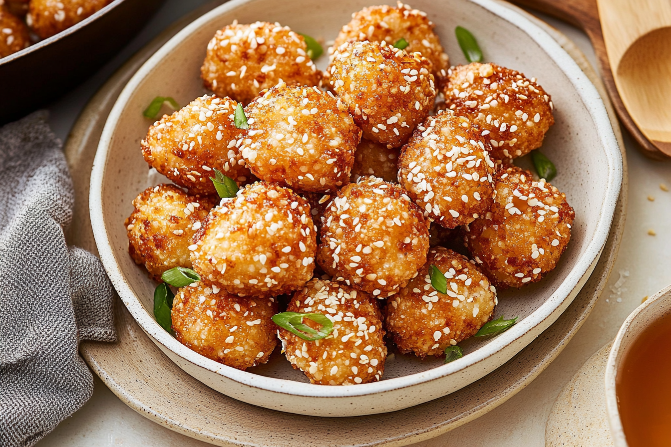 Sweet and Sour Crunchy Cauliflower Bites
