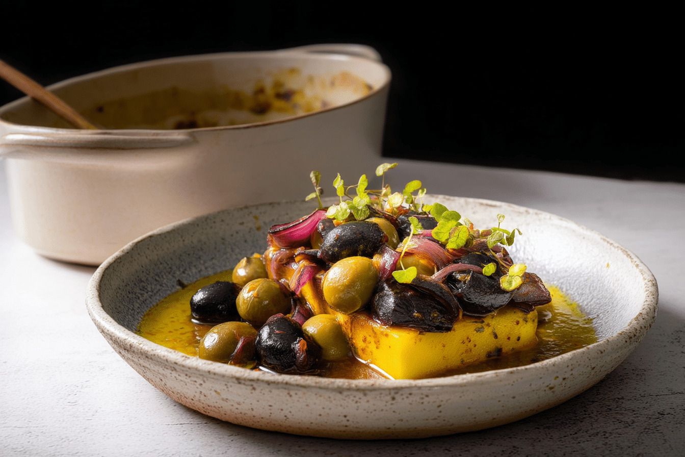 Baked Olive Confit