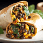 15 Minute Black Bean and Spinach Burritos You Need to Try Now