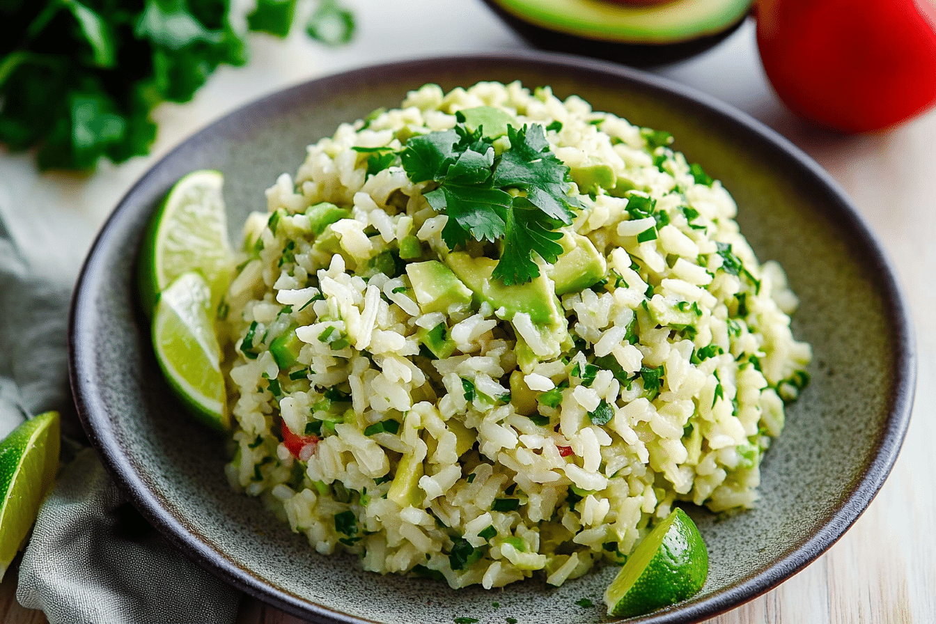 Avocado Cilantro Lime Rice