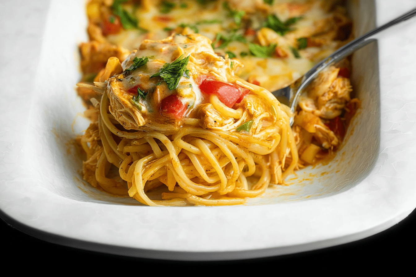 Chicken Spaghetti with Rotel