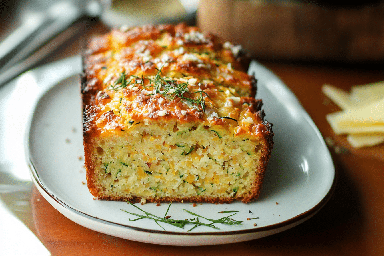 Cheesy Zucchini Bread