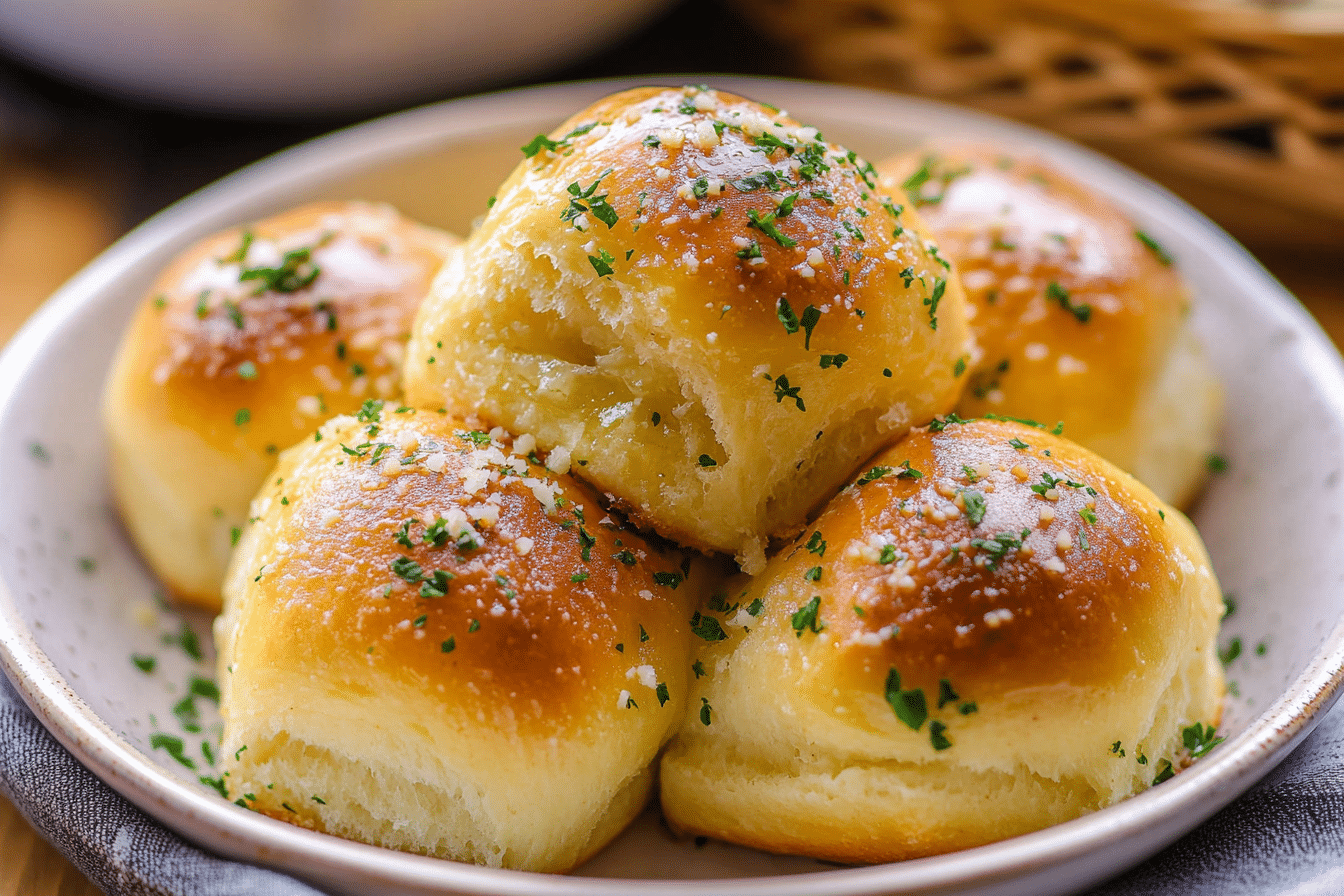 Garlic Butter Dinner Rolls