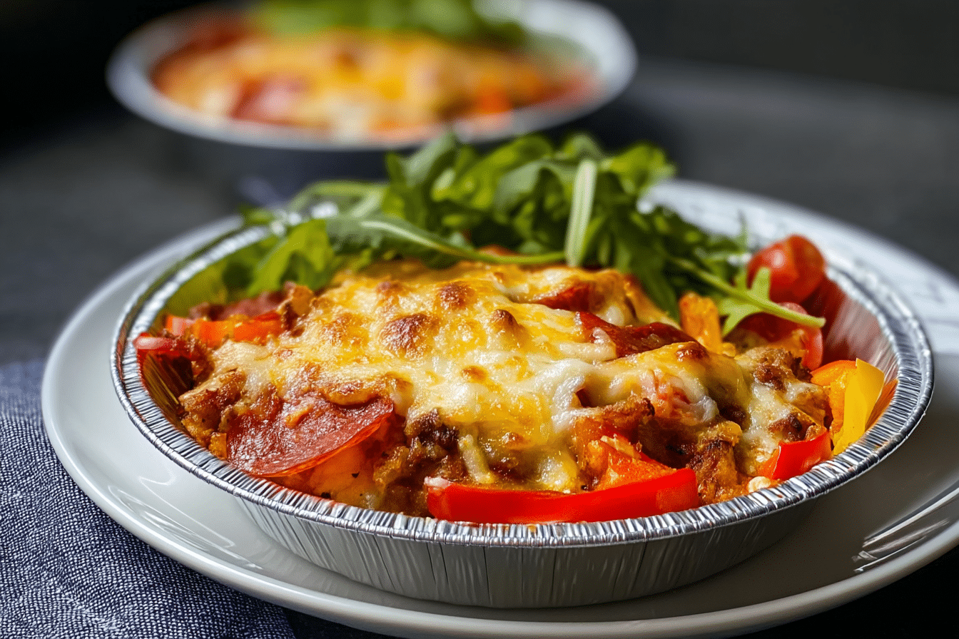 Low Carb Crustless Pizza Bowl