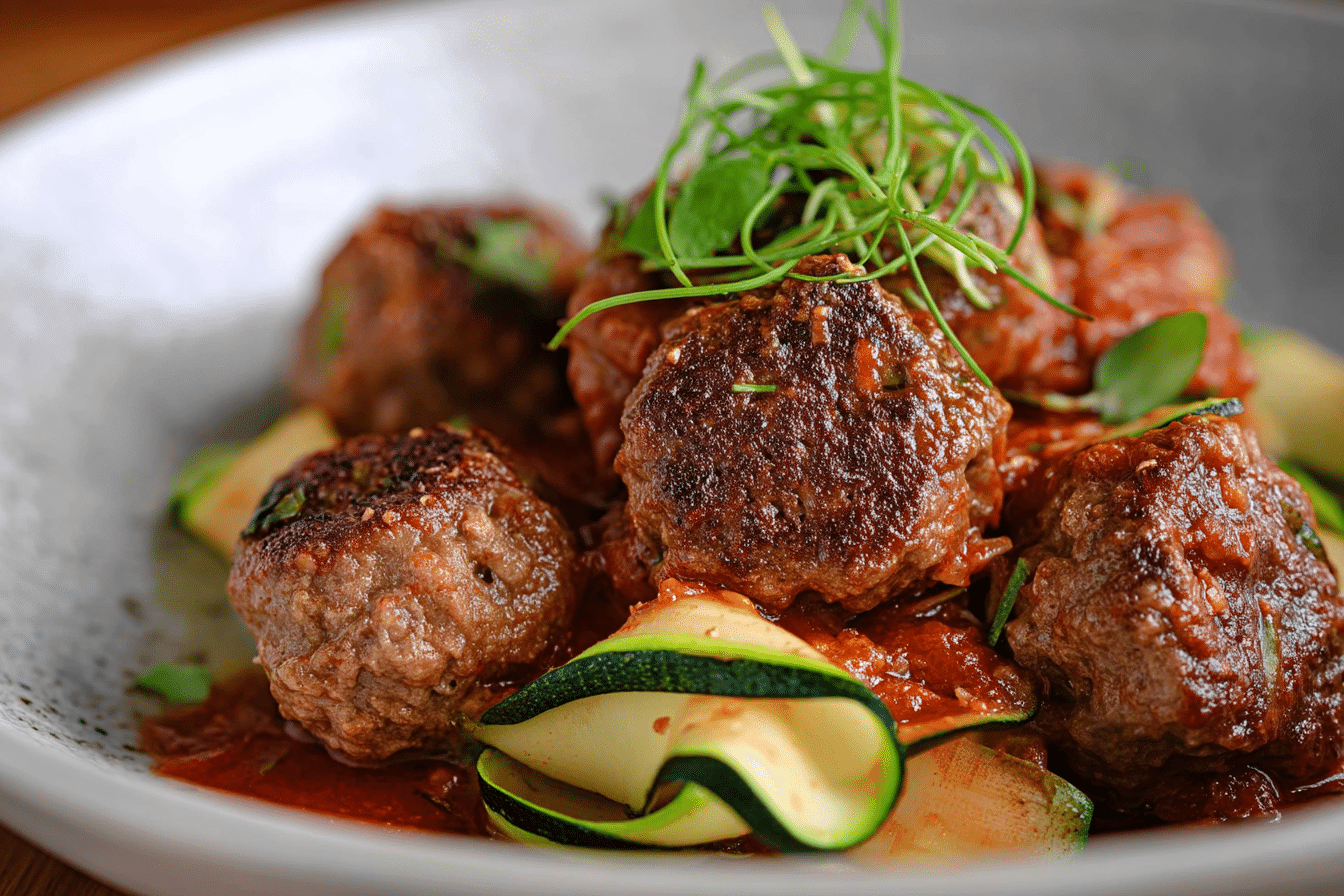Beef and Zucchini Meatballs