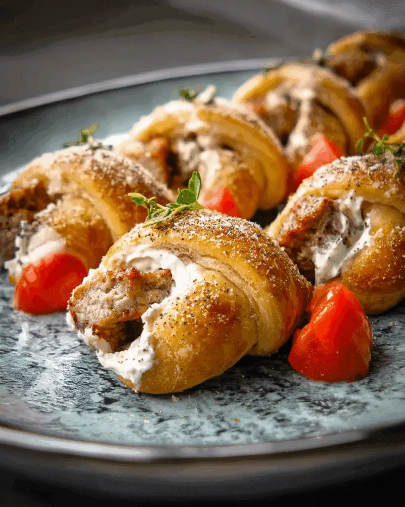 Sausage Cream Cheese Crescents