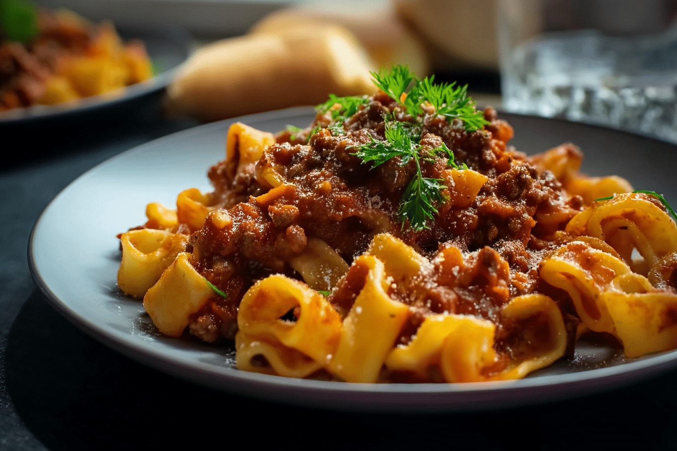 Bolognese with Gigli Pasta