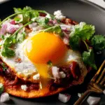 Red Chile Egg Tostadas
