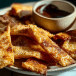 Churro Chips with Chocolate Dipping Sauce