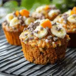Morning Glory Banana Carrot Muffins