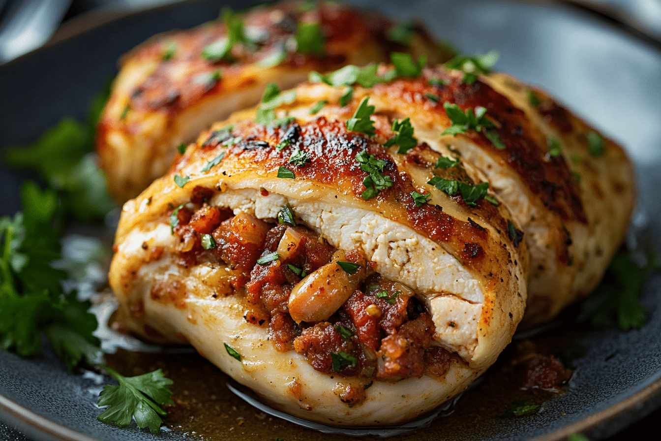 Chorizo Stuffed Chicken Breast