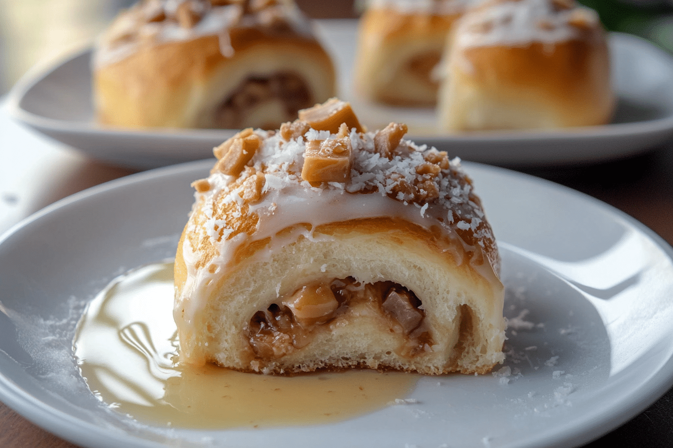 Breakfast Sweet Rolls (With Coconut and Toffee)