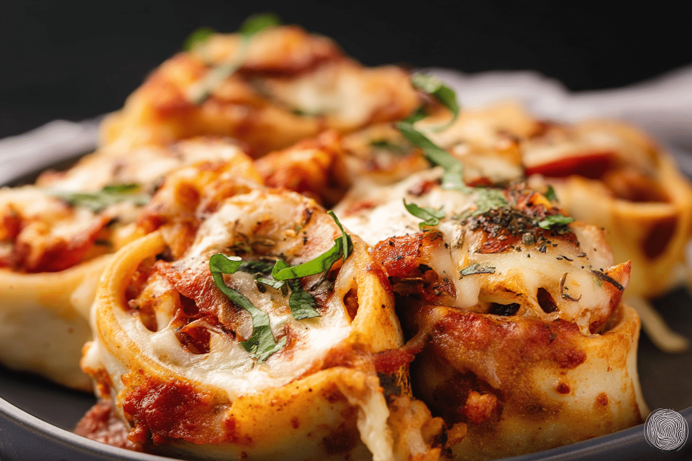 Cheesy Supreme Pizza Rolls