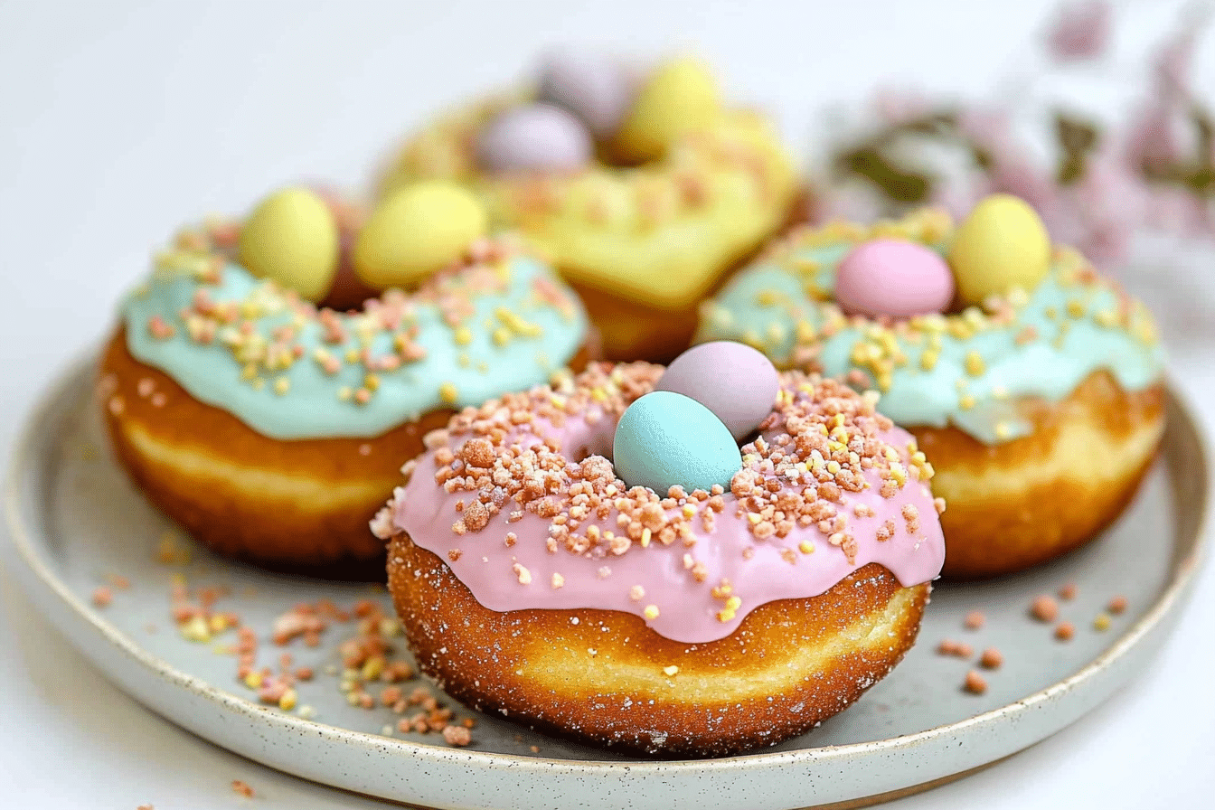 Easter Mini Egg Donuts