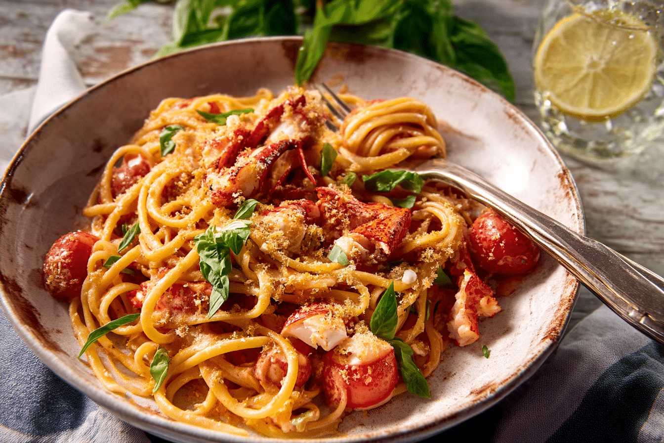 Lobster Tomato Linguine