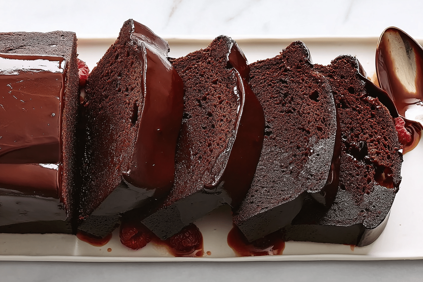 Chocolate Sour Cream Pound Cake