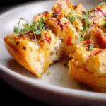 Spicy Garlic Confit Butter Focaccia