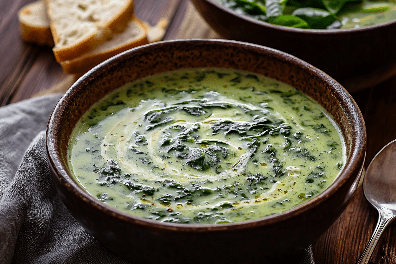 Cream of Spinach Soup
