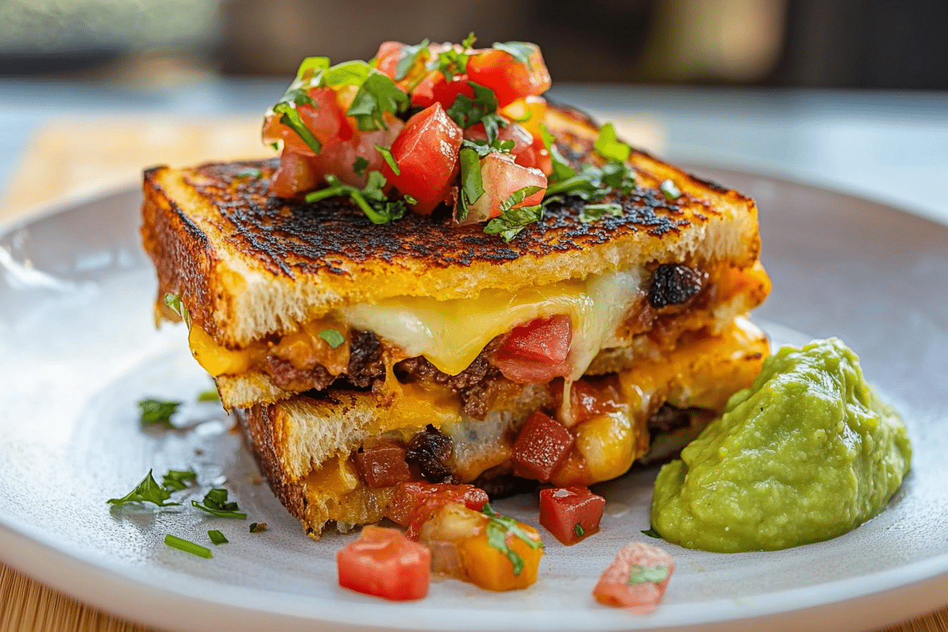 Taco Grilled Cheese Sandwich