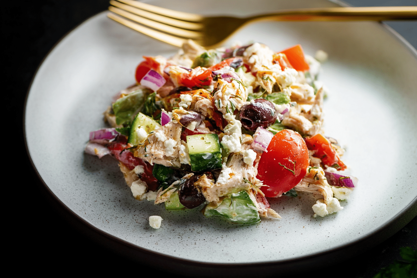 Healthy Greek Chicken Salad Recipe