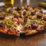 Spicy Chicago Sausage Pizza