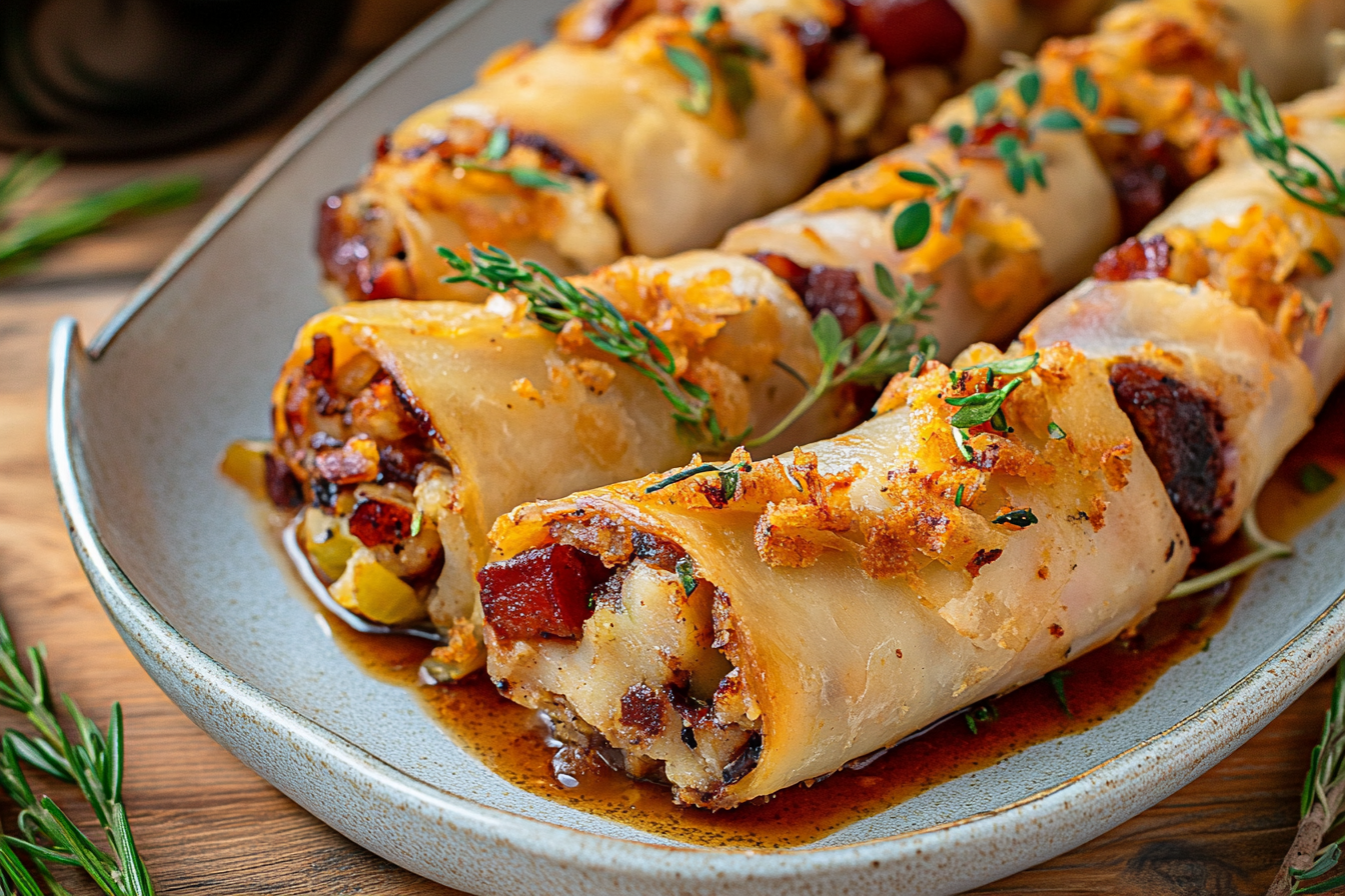 Turkey & Stuffing Roll-Ups