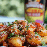 Sweet Heat Smashed Potatoes