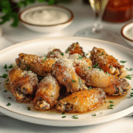 Slow Cooker Garlic Parmesan Wings