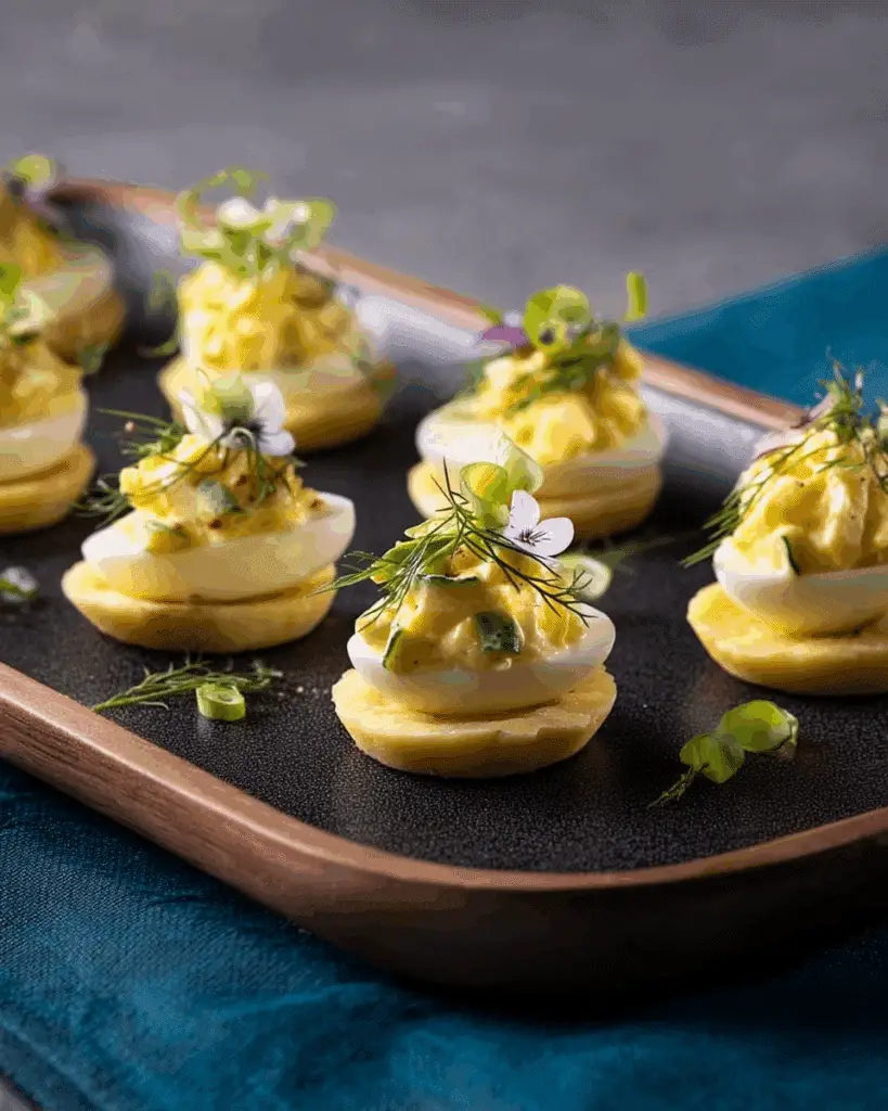 Dill Egg Salad Canapés
