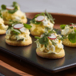 Dill Egg Salad Canapés