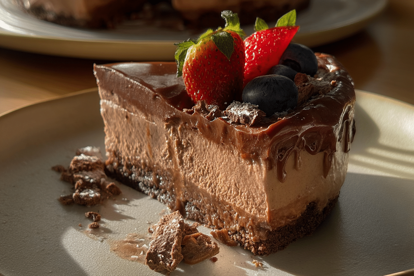 No-Bake Nutella Cheesecake