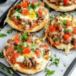 Sausage and Egg Breakfast Pizzas