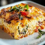 Cheesy Protein Egg Bake