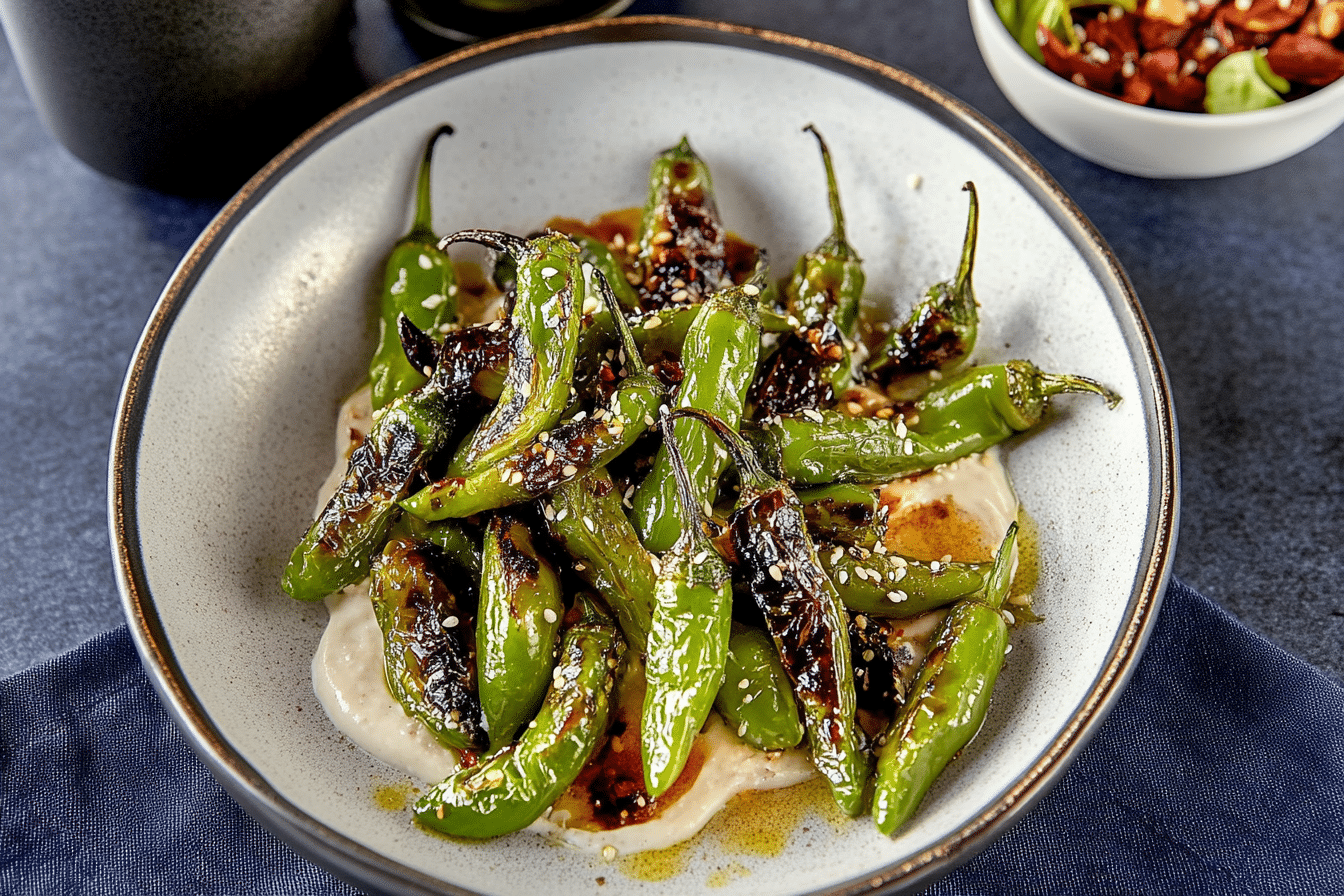 Blistered Shishito Peppers