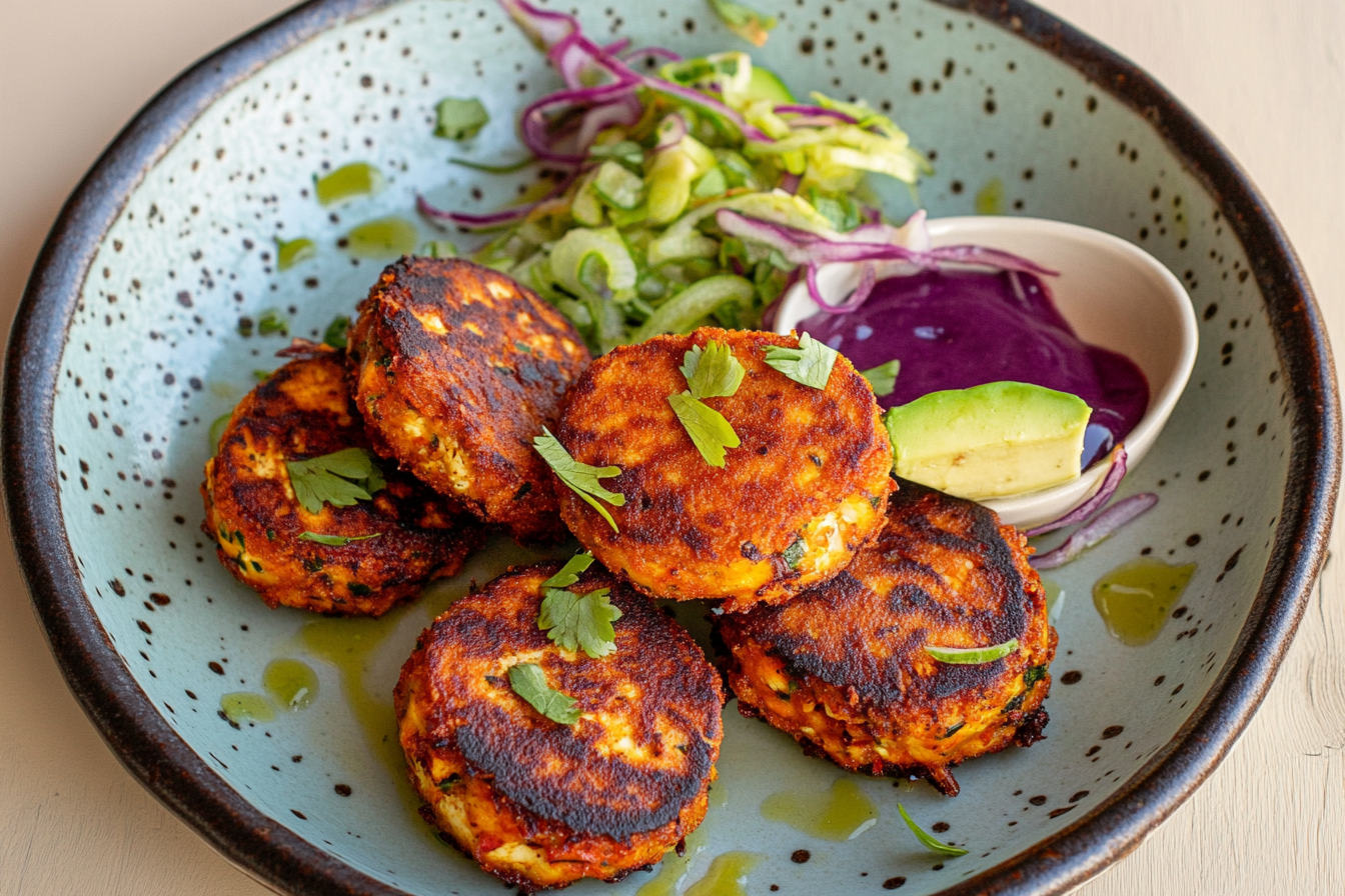 Crispy Tofu and Veggie Patties