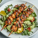 BBQ Chicken Skewer Salad