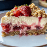 Strawberry Crumble Cheesecake