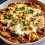 Beefy Tortellini Bake