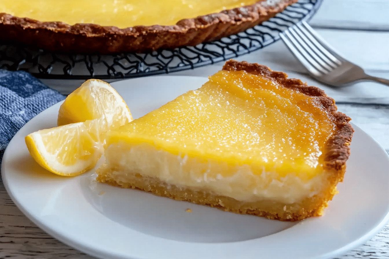 Easy Crustless Lemon Tart